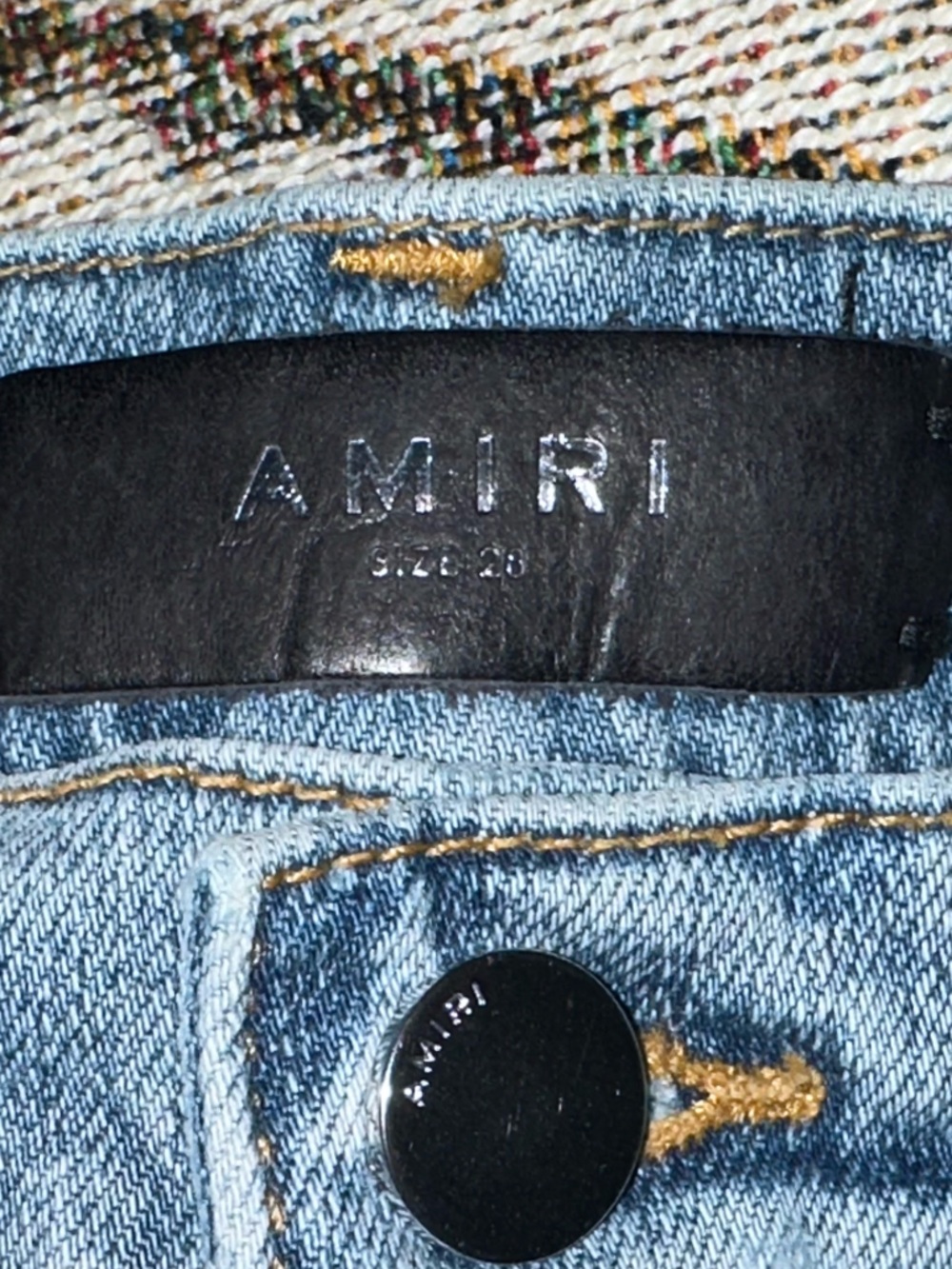AMIRI MX1 distressed women’s skinny stretch denim jeans - Picture 6 of 6
